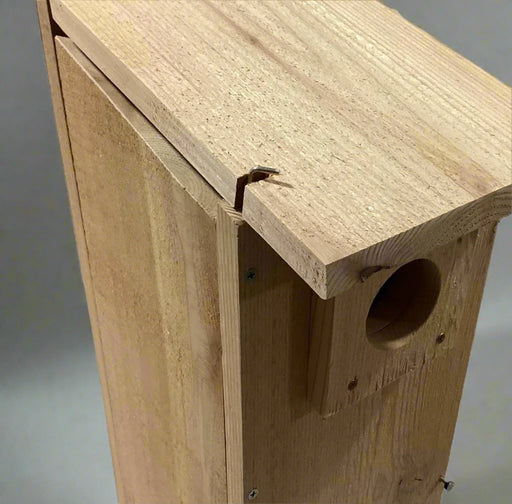 Flicker House 
fastener for hinged roof