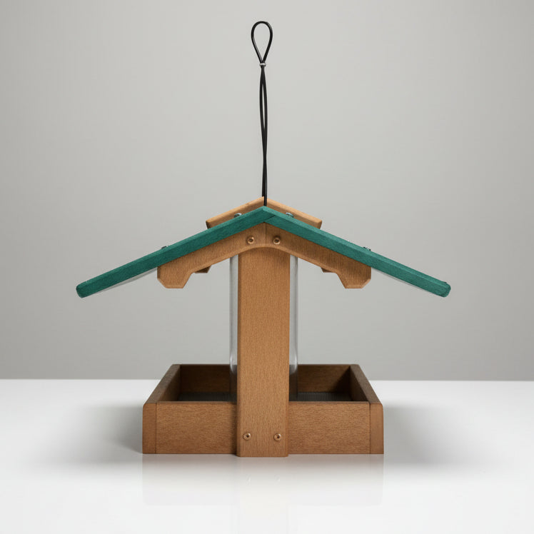 Fly Around Recycled Feeder - side view
