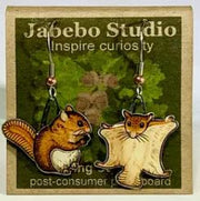 Flying Squirrel Earrings