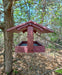 Fly Thru Recycled Feeder - 9" x 15" - cherry wood