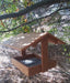 Fly Thru Recycled Feeder - 9" x 10" - end view