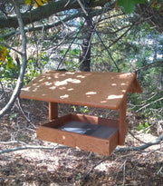 Fly Thru Recycled Feeder - 9" x 10" - side view