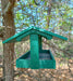 Fly Thru Recycled Feeder - 9" x 15" - green