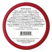 Badger Foot Balm - 2oz
ingredients