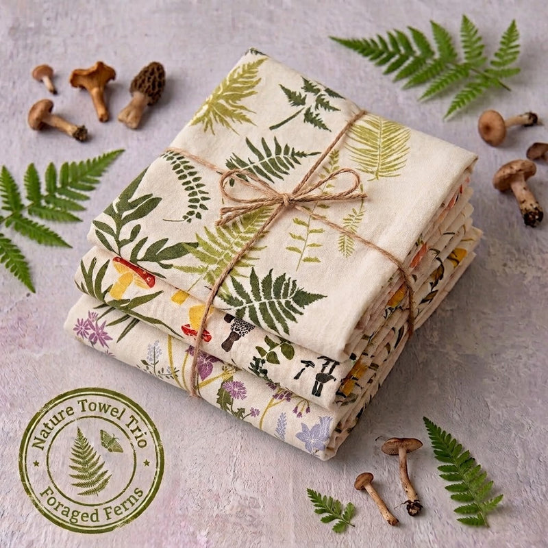 Nature Towel Trio - Foraged Ferns