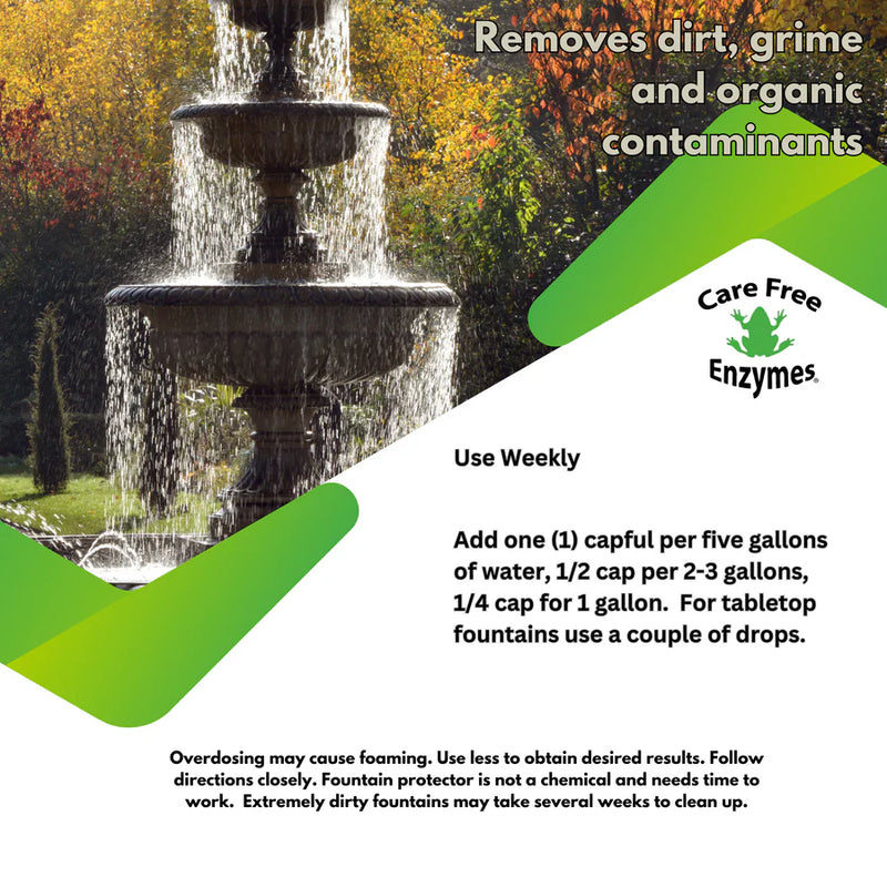 Fountain Protector 8 oz
Directions on Use