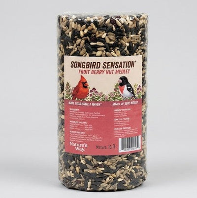 Fruit Berry Nut Medley Seed Cylinder 1.75 lbs
