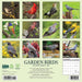 Garden Birds of North America 2025 Wall Calendar
Back Cover