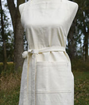 Fronds Organic Apron
tied in front