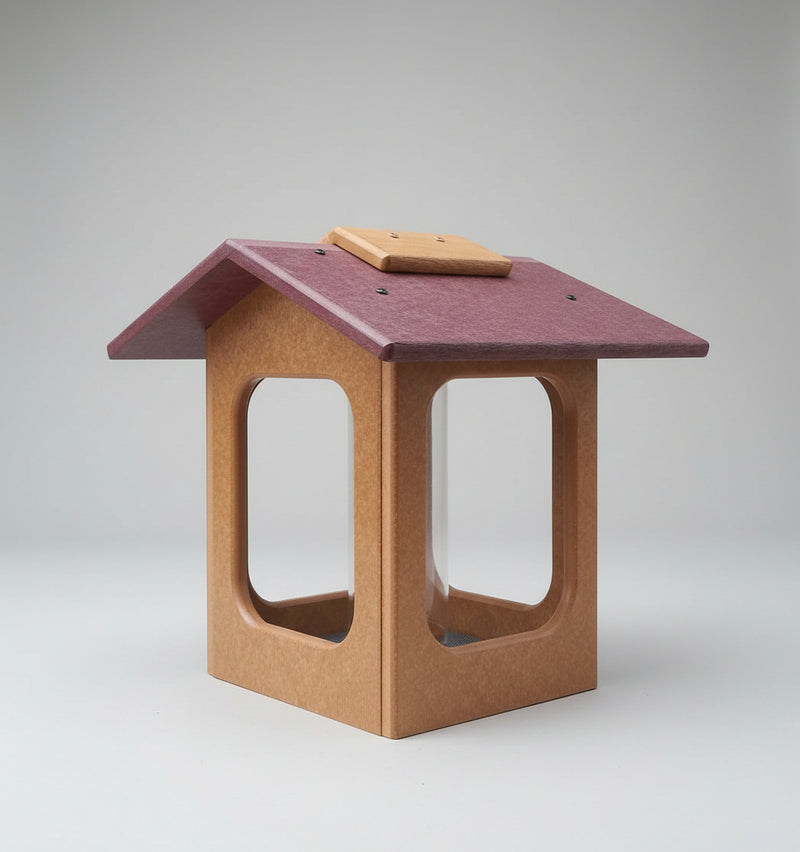 Gazebo Tan with Cherrywood Roof