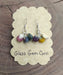Gem Glass Corn Earrings