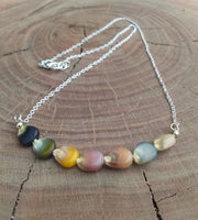 Gem Glass Corn Necklace