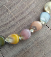 Gem Glass Corn Necklace closeup