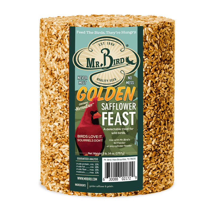 Golden Safflower Feast Cylinder - Large