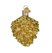 Small Gold Pine Cone