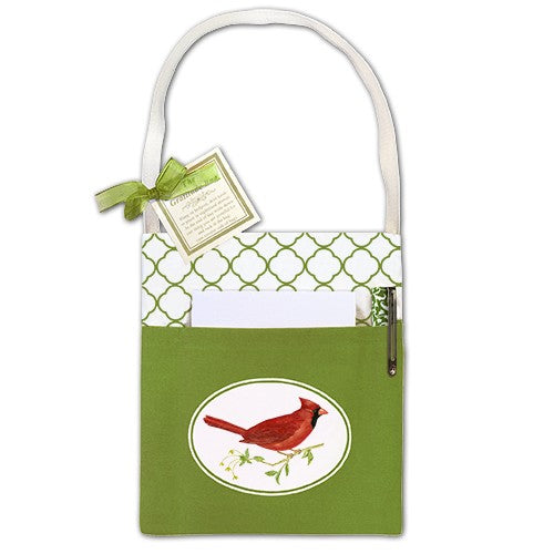 Gratitude Bag - Note Pad and Pen - Cardinal