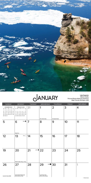 Great Lakes 2025 Wall Calendar
Sample Page