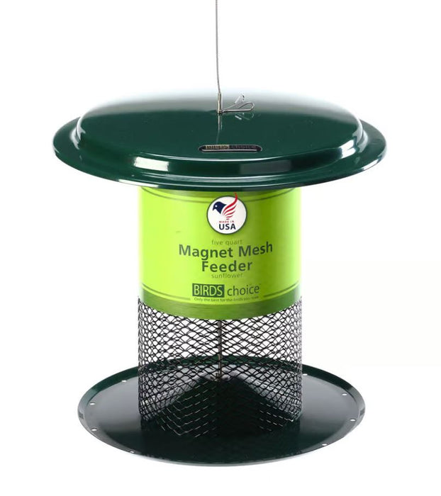 Magnet Mesh Hanging Bird Feeder for Sunflower Seeds