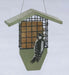 Tail Prop Suet Feeder and Spicy Small Cake Variety 3-Pack + FREE SMALL CAKE in use.