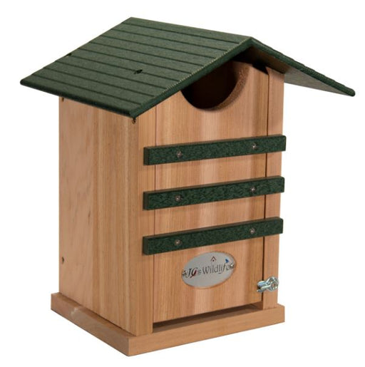 Cedar Screech Owl Nesting Box - Green Roof