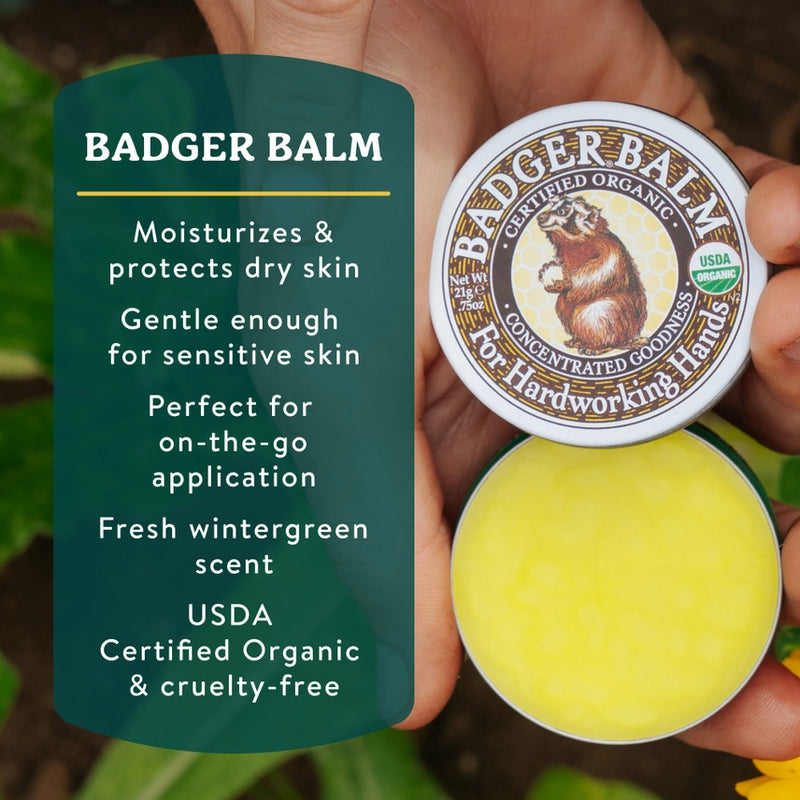 Badger Hard Working Hands Balm - 20z