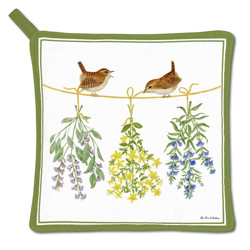 Hanging Herbs Potholder