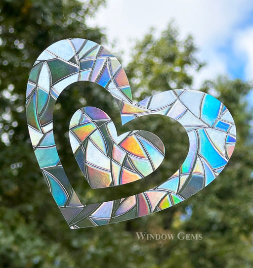 Mini Hearts Window Clings