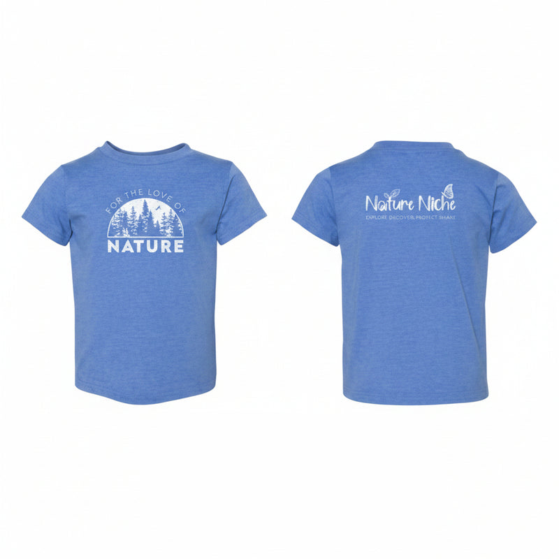 Toddler T-Shirt - For the Love of Nature
Columbia Blue 