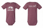Infant Onesie - For the Love of Nature
heather maroon