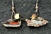 Hooded Merganser Earrings