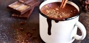 Hot Chocolate in a enamel mug
