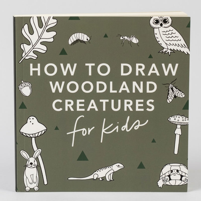 Mushrooms & Woodland Creatures: How To Draw Books For Kids