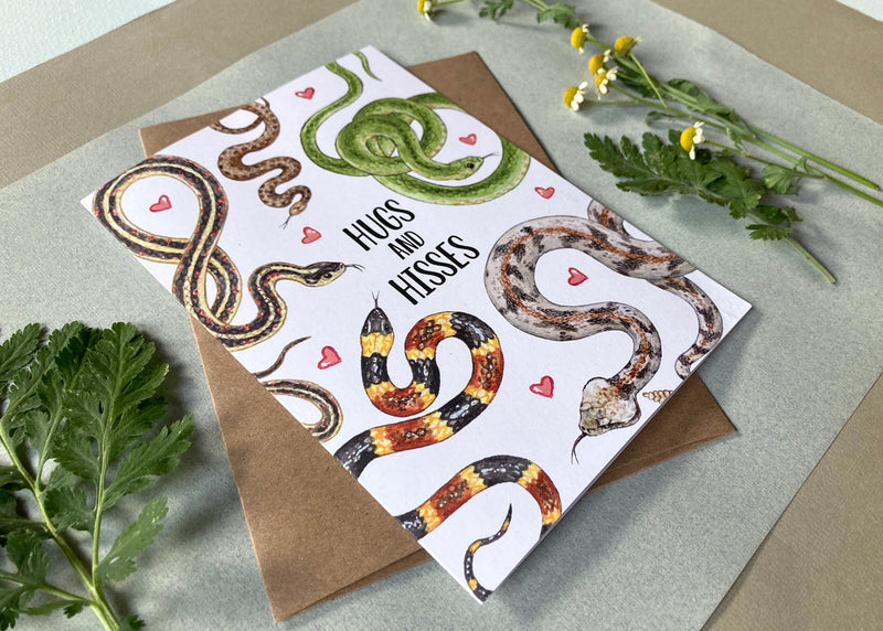 Hugs and Hisses Card