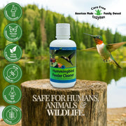 Hummingbird Feeder Cleaner Refill 16 oz
Safe for humans, pets, animals and wildlife