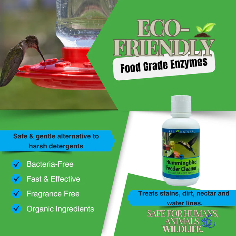 Hummingbird Feeder Cleaner Refill 16 oz
Eco friendly information