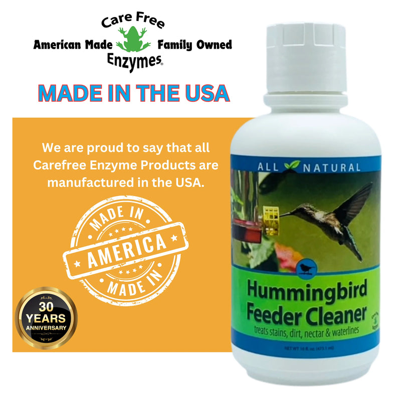 Hummingbird Feeder Cleaner Refill 16 oz
Made in the USA