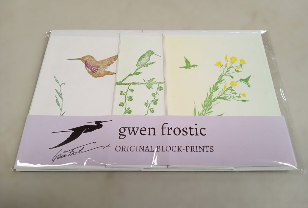 Gwen Frostic: Hummingbird Cards - Large Favorite