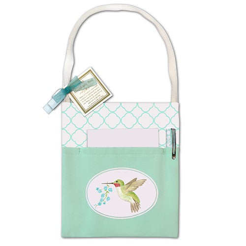 Gratitude Bag - Note Pad and Pen - Hummingbird
