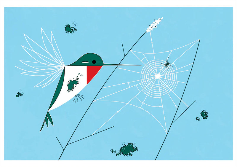 Charley Harper: Hummingbirds Notecard Folio - Hummer Hellos