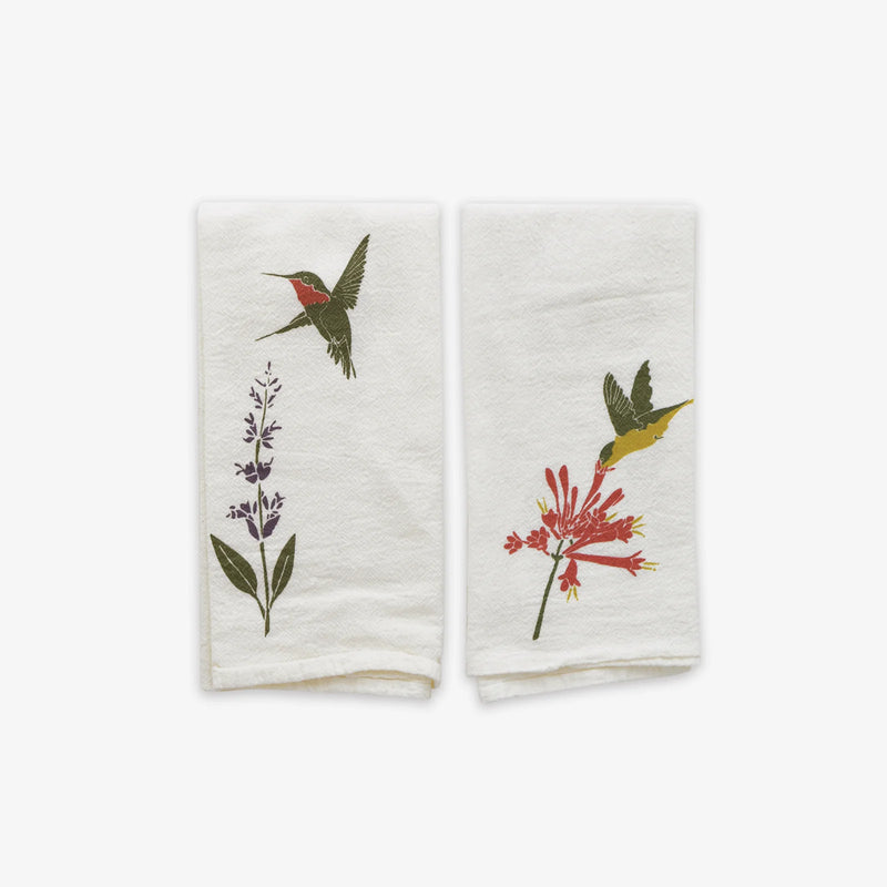 Hummingbird Napkins - Set of 4 with two different designs