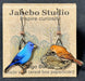 Indigo Bunting Earrings