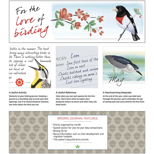 Birding Journal Through The Seasons
sample pages