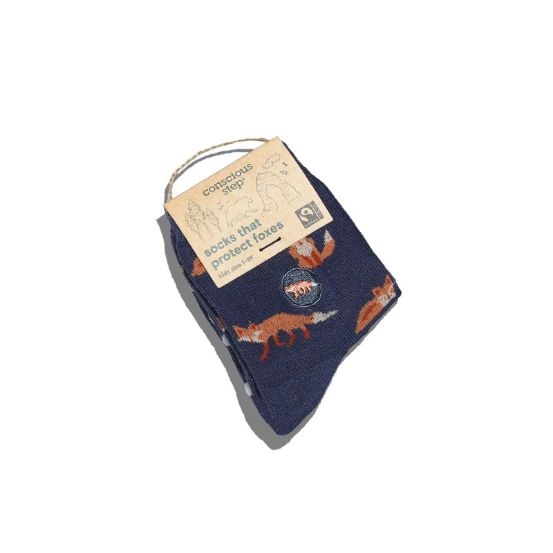 Kids Socks That Protect Foxes