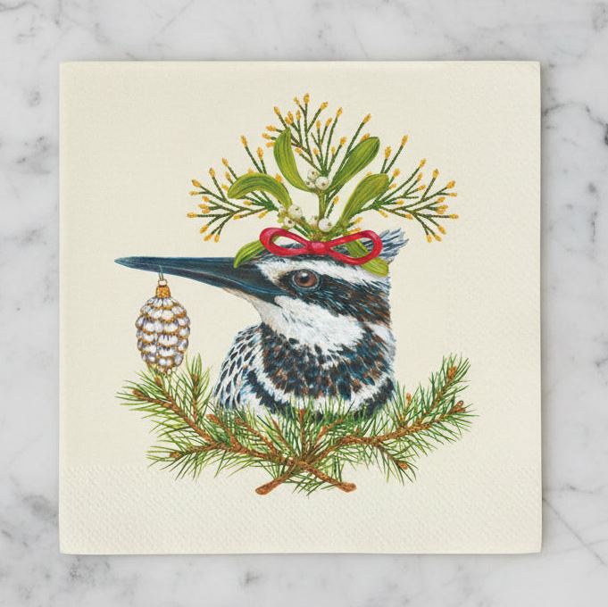 Kingfisher Holiday -  Paper Napkins