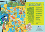 Woodland Creatures Snakes and Ladders
back of game box