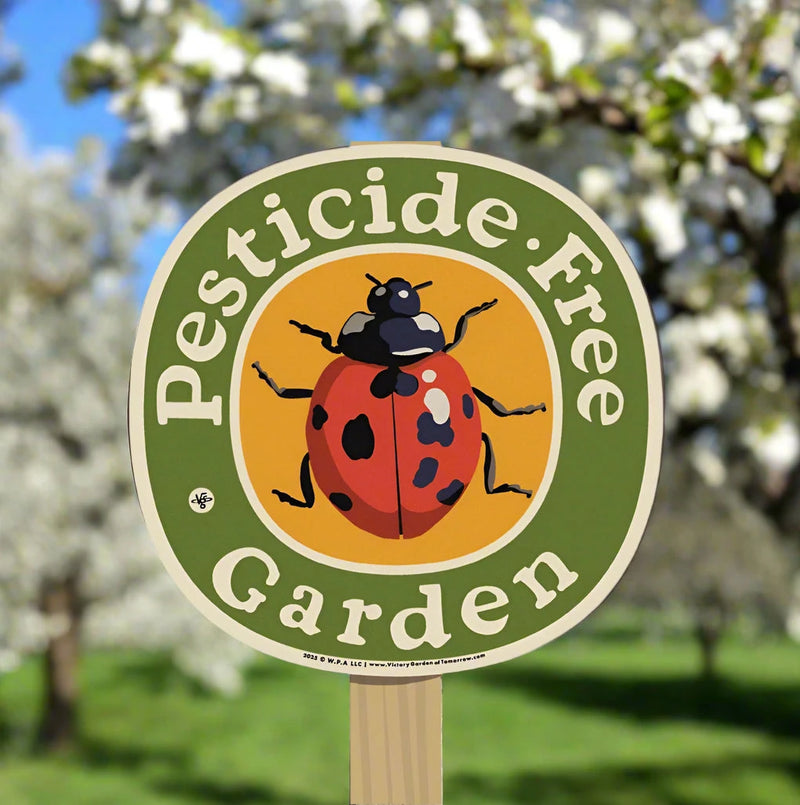 Garden Sign - Ladybug Pesticide Free