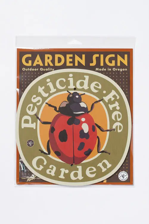 Garden Sign - Ladybug Pesticide Free