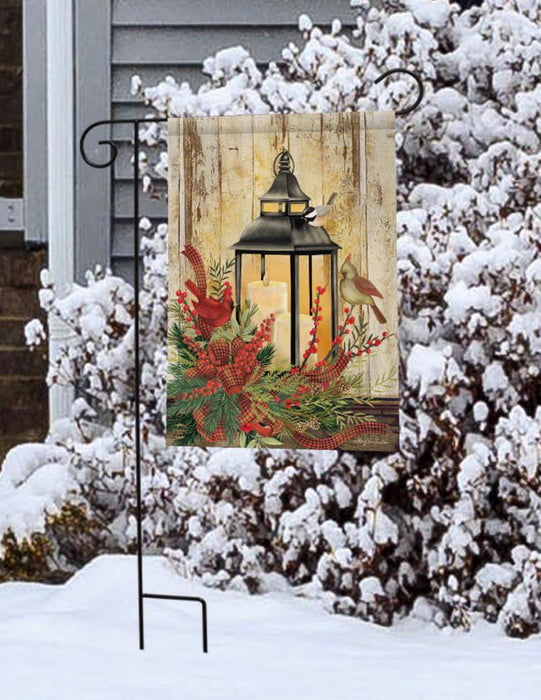 Holiday Lantern Garden Flag