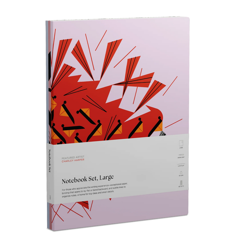 Charley Harper Large Notebook Set