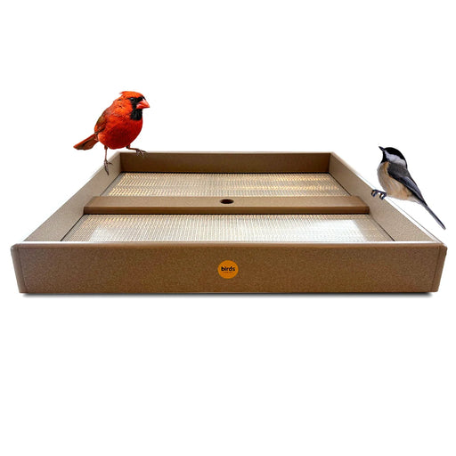 Pole Mounted Recycled Tray Feeder